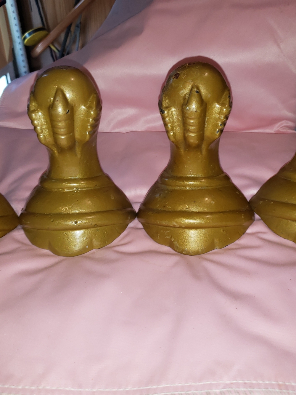 Vintage Antique Cast Iron Bathtub Claw Feet (Set of 4) – Matching #49 Stamp